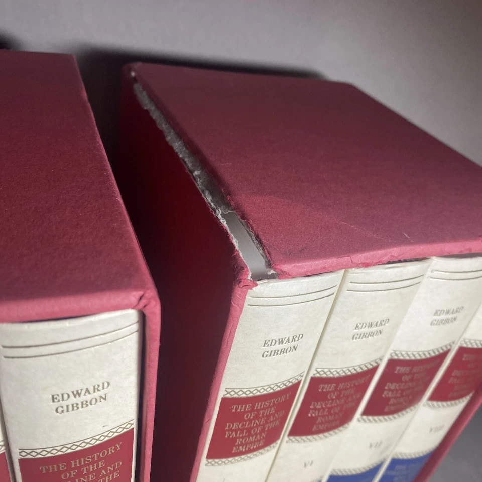 Folio Society: Decline & Fall of Roman Empire, Edward Gibbon - 8 Vol. Set / LEO Foto 2 de 4
