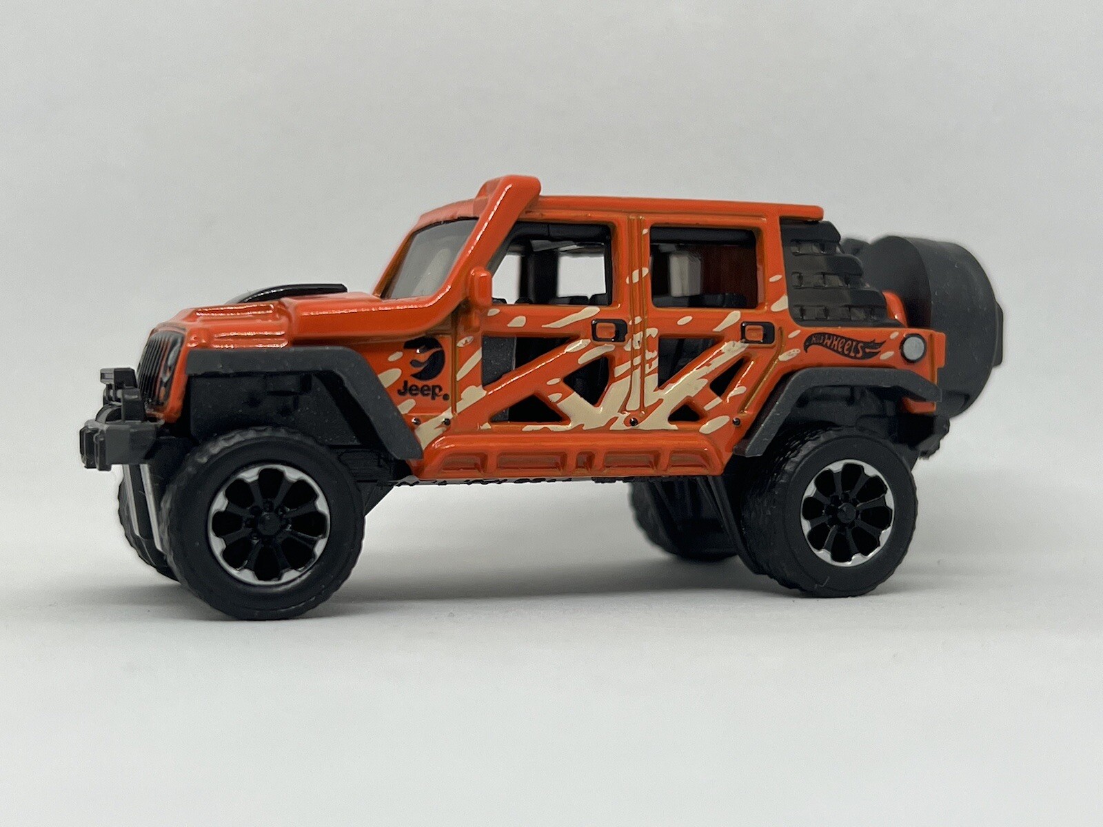 2021 Hot Wheels TH 17 Jeep Wrangler with Mud Studs Custom Wheels-image