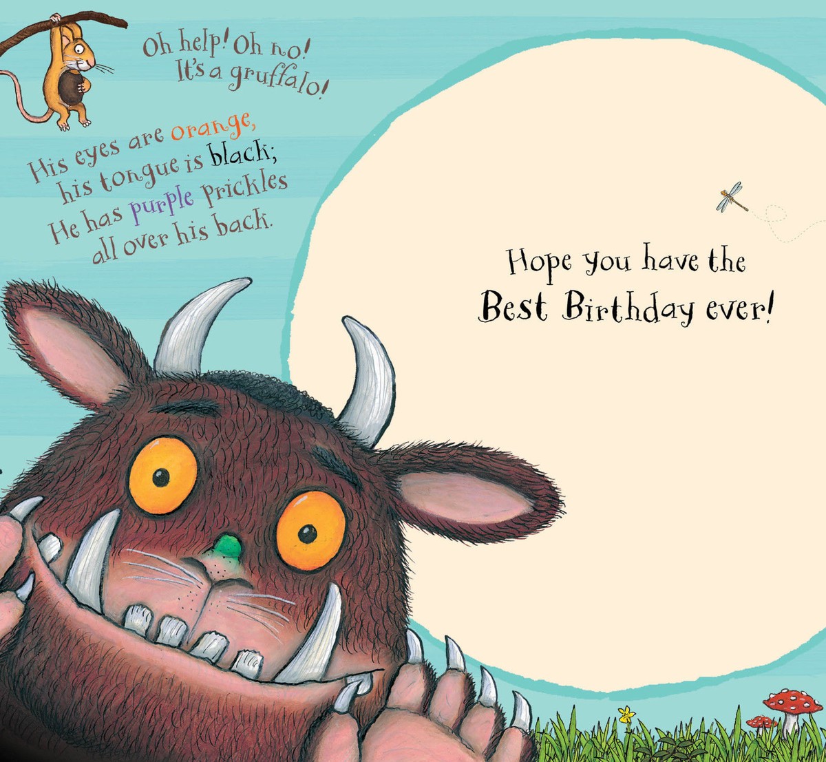 The Gruffalo Geburtstagskarte Für Kinder – Offiziell Lizenziert Mit Umschlag