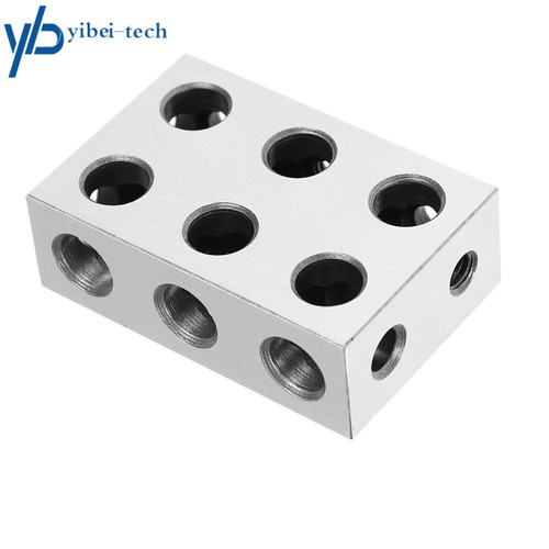 1 Matched Pair Ultra Precision 1-2-3 Blocks 11 Holes .0002" Machinist 123 Jig - Picture 5 of 8