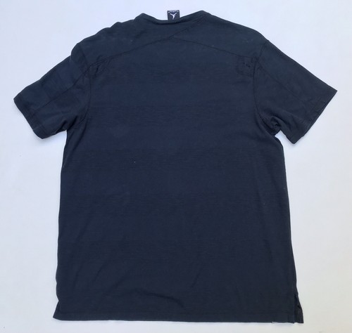 Nike Air Jordan T-Shirt Men's V Neck Striped Black 414063-010 Sz XL Cotton EUC - Picture 10 of 10