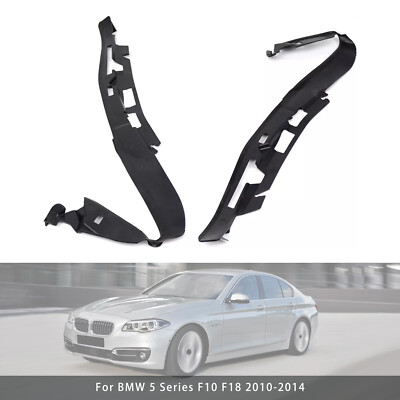 2PCS Front Bumper Headlight Lower Molding Trim Für BMW 5 Series F10 F18 10-14.