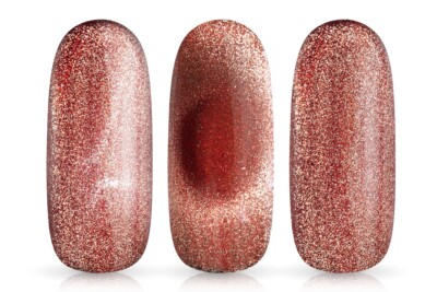 Jolifin LAVENI Shellac - Cat-Eye 9D copper 12ml #S1286