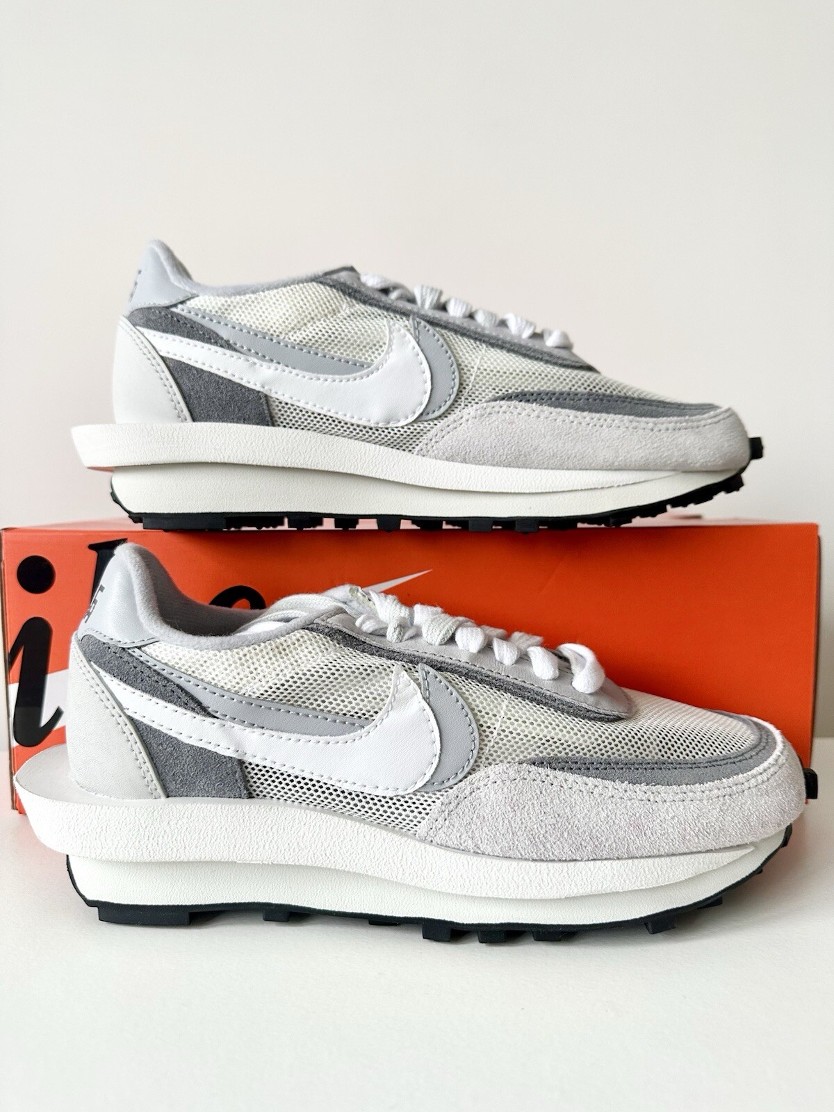 SACAI X NIKE Nike LD Waffle x sacai 'Summit White' ? UK 4.5 WMNS NUOVISSIME ? Il giorno successivo ?