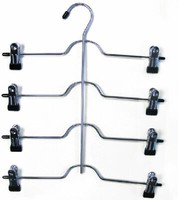 10 X KlammerbüGel MetallbüGel KleiderbüGel BüGel Ladeneinrichtung HosenbüGel Neu