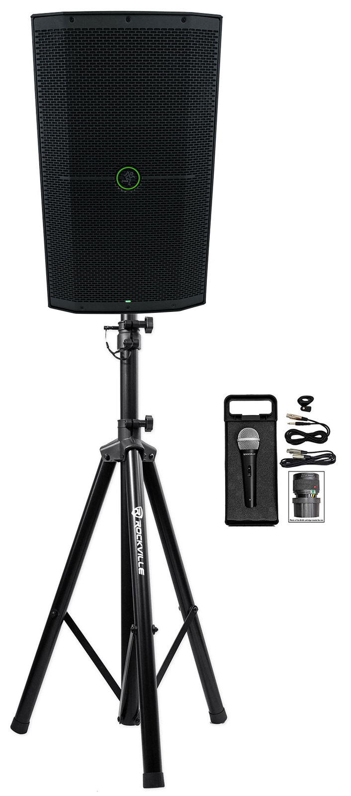 Mackie Thump212XT 12 динамиков для DJ PA мощностью 1400 Вт + Штативная подставка + Микрофон Thump 212XT