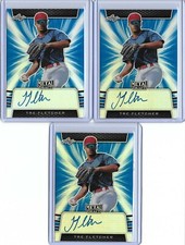 2019 Leaf Metal Draft TREJYN TRE FLETCHER Blue Prismatic Auto RC /30 Cardinals