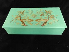 Vtg NOS Springfield Stationary in Turquoise Box - 60 Sheets/52 Envelopes - KMart