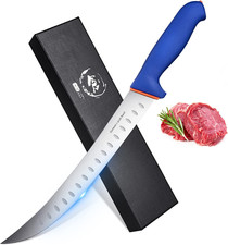 Cuchillo 10" De Chef Carnicero Cimitarra Profesional Acero Inoxidable Para Carne