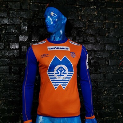 Maillot Umbro Aalesunds FK Domicile 2003/2004 – Homme Taille M, Manches Longues Orange