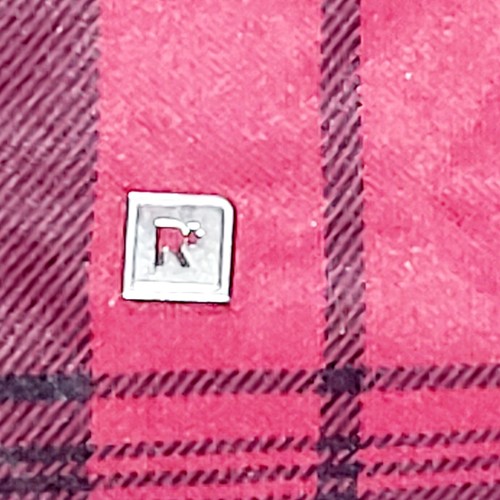 Rocawear Plaid Track Jacket Men 2XL Red Full Zip Retro Hip Hop Windbreaker - Picture 2 of 12