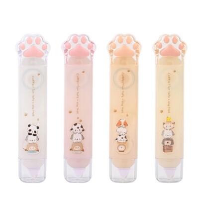 (2Pcs)2-in-1 TG-B8813A Dual Purpose Cat's Paw Correction Tape +Dot Dot Adhesive