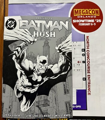 Batman #158 Hush 2 Preview MegaCon 2025 Exclusive Ashcan Edition Jim Lee Cover