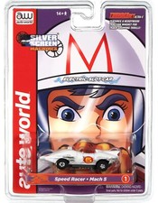Auto World Thunderjet Ultra G Speed Racer Mach 5 - Race Worn HO Scale Slot Car