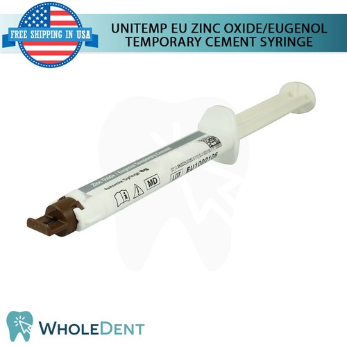 Jeringa de óxido de zinc eugenol cemento temporal restauración dental curación ligera 10 g - Imagen 2 de 4