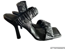 Gianni Bini Vanya Scrunched Stiletto Heeled Sandals. New.