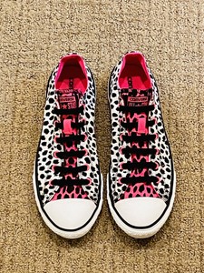 cow print converse pink