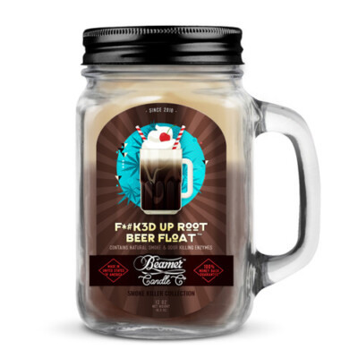 Beamer 12oz Smoke Eliminator / Odor Killer Candle (Root Beer Float)- US Seller