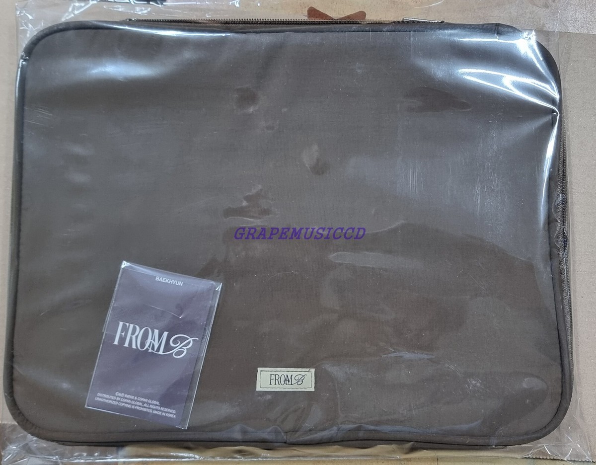 【新品・未使用】prive ウエストポーチバッグ Baekhyun FROM B PHOTOBOOK WITH BAEKHYUN OFFICIAL GOODS MD EXO TRAVEL POUCH