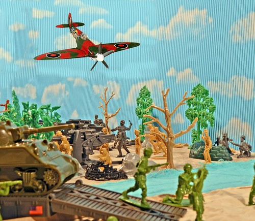 WWII A Bridge Too Far set #1 - "The British Attack" - 54mm Plastic Toy Soldiers - Picture 5 of 5