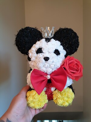 Mickey mouse rose teddy bear Flower 