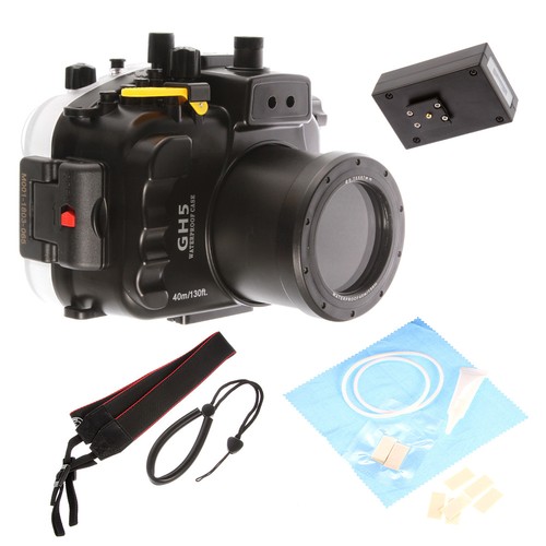 40M Waterproof Underwater Housing Case Cover For Panasonic DMC-GH5 DSLR Camera - Picture 10 of 12