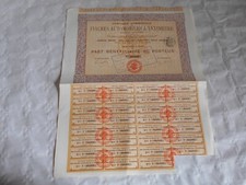 Vintage share certificate