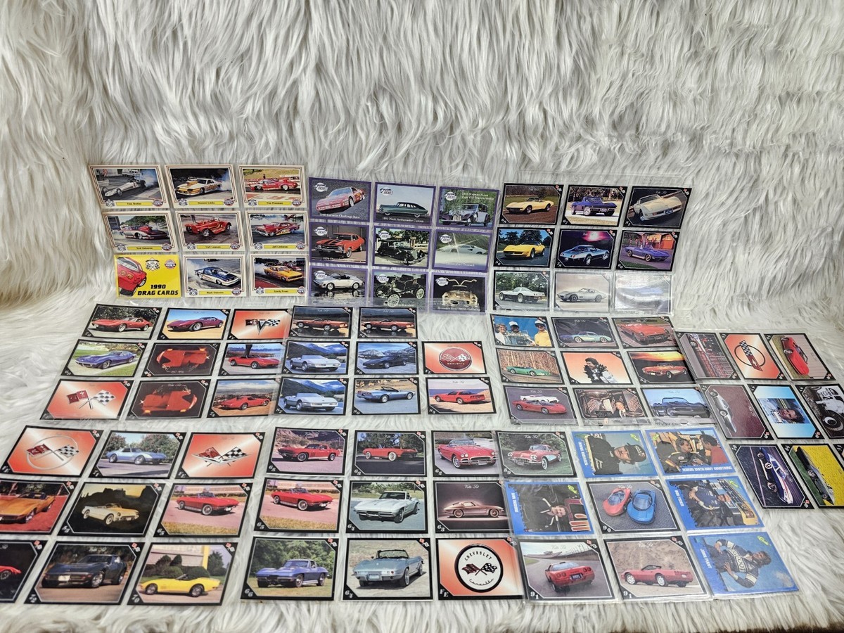 Vintage Car Trading Cards - Corvette/ Dream Machines 1990 Drag