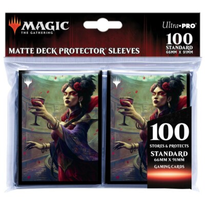 mtg card sleeves ebay Foundations Liliana Dark 100 ULTRA PRO MTG deck protector card sleeves  Magic