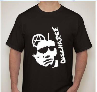 Discharge Anarchy Anarchist T-shirt  Punk Rock  Underground Music Rock Medal