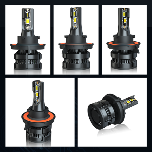 For Ford Mustang 2005-2012 Combo 9008 H13 LED Headlights Bulbs High Low Beam Z8 - Picture 12 of 15