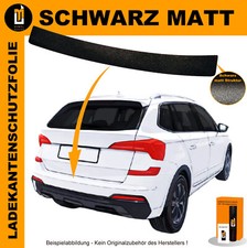 Lackschutzfolie Ladekantenschutz für Skoda Kamiq ab 2024 Facelift Schwarz Matt
