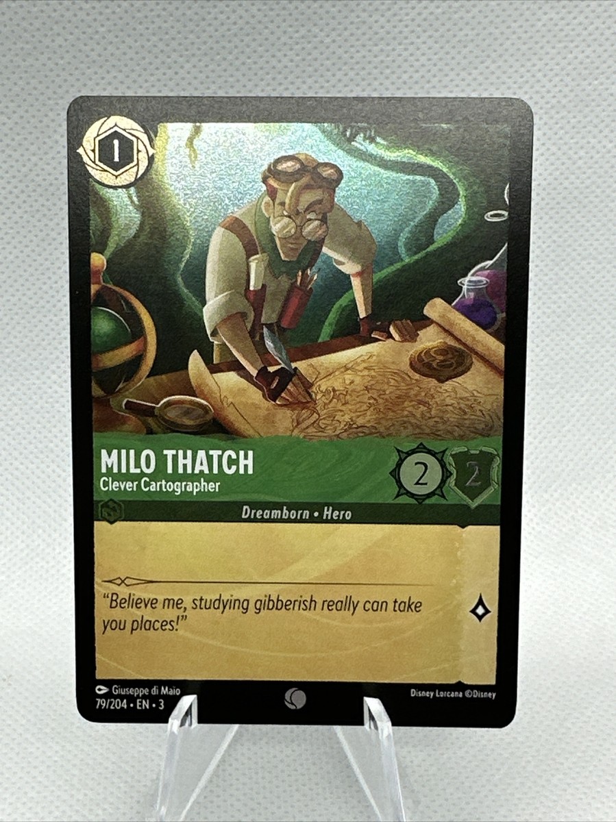 Disney Lorcana - Milo Thatch Clever Cartographer - 79/204 - Cold