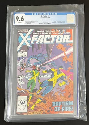 再値下げ❗️X-factor #1 元X-men CGC 9.6 アメコミリーフ X-Factor #1 (1986, Marvel) White CGC 9.6 NM+ Origin & 1st