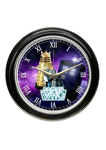 Doctor Who Man cave, Bar 10 Inch Wall Clock - Picture 1 of 2