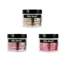 MIA SECRET COVER PINK, ROSE & BEIGE ACRYLIC POWDER  - CHOOSE YOUR COLOR & SIZE