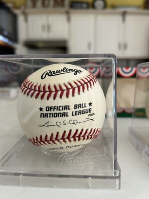 記念グッズ Rawlings Collector's Edition Baseballs MLB Rawlings 1995 Collectors Edition Baseballs- Set Of 4- NL, AL