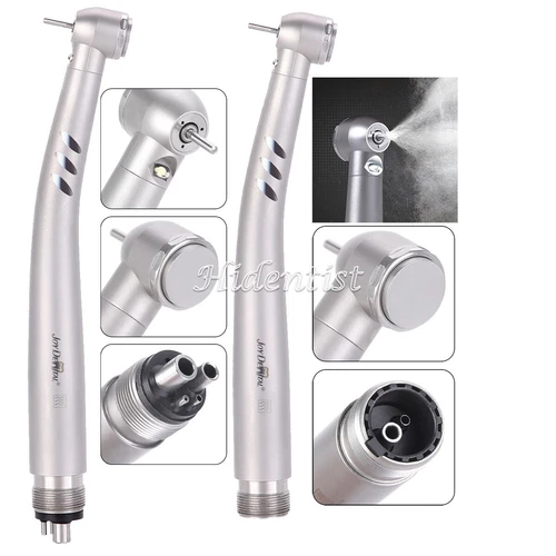 Dental LED E-Generator Fiber High Speed Handpiece LED Stainless Body Air Turbine