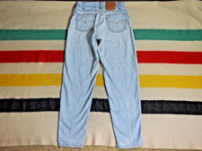 VTG 90s LEVIS 560 Faded Distress Loose Tapered Blue 31x32 Denim Jeans Pants Logo