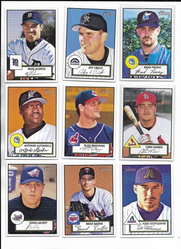 2001 Topps Heritage PICK-A-CARD Damon Buhner Snow Thome Soriano FINISH YOUR SET - Picture 174 of 219