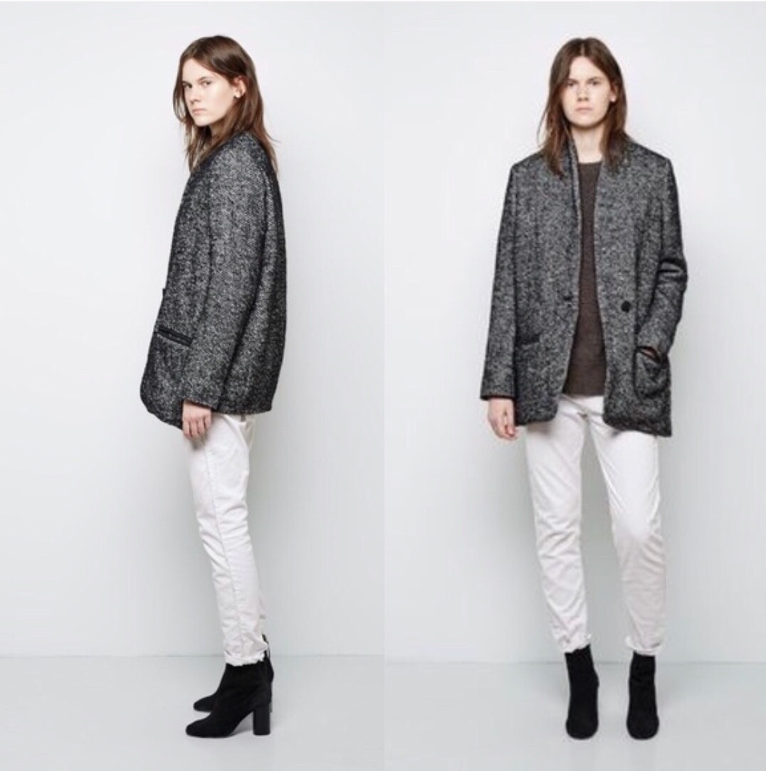 Isabel Marant Étoile Tweed Chaqueta Abrigo Mezcla De Lana Talla 36 Isabel Marant Étoile Tweed Chaqueta Abrigo Mezcla De Lana Talla 36 comprar nuevo barato