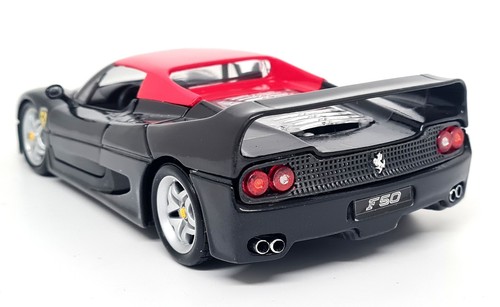 Maisto 1/24 - Ferrari F50 Coupe Black / Red Supercar Diecast Scale Model Car - Picture 6 of 7