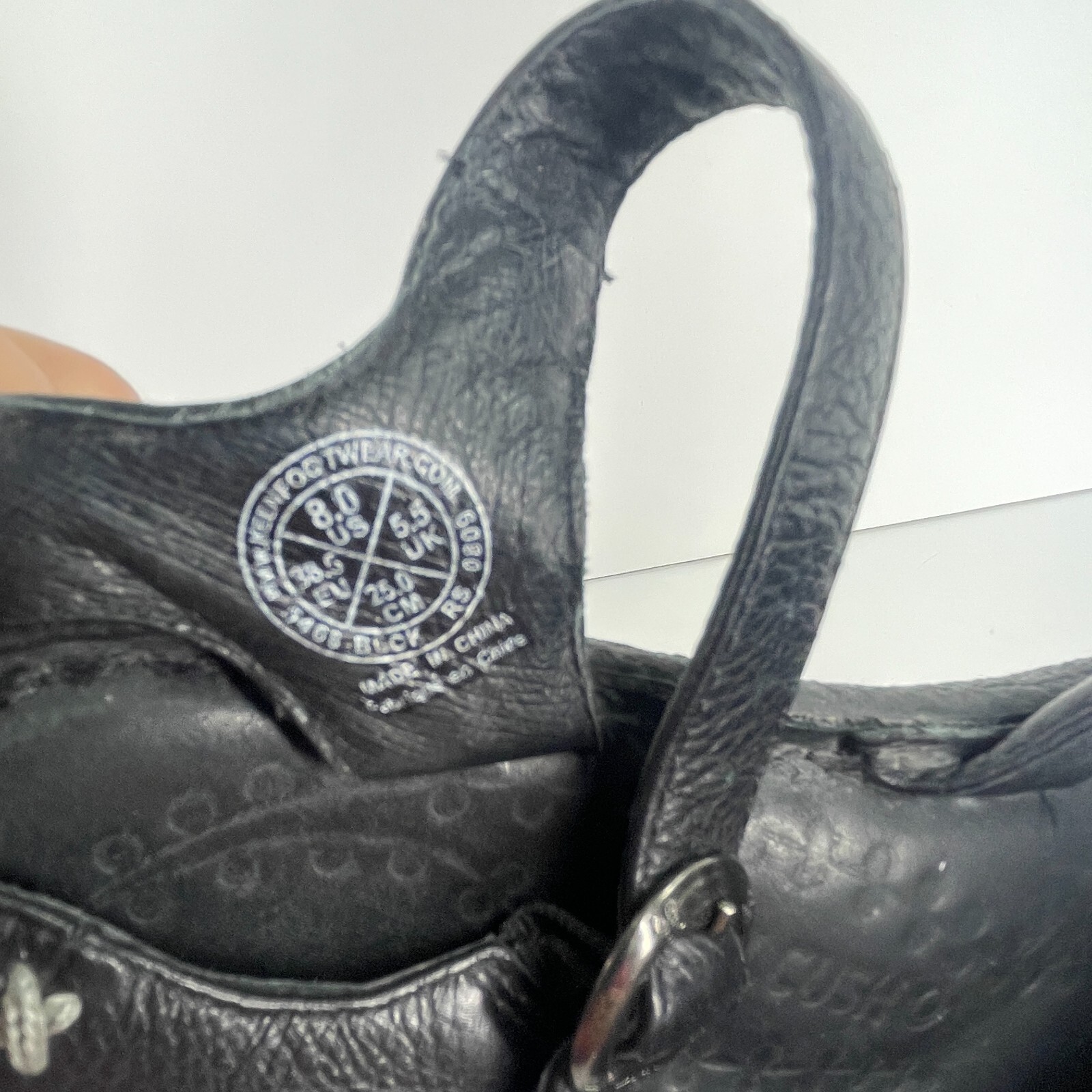 Sandali Keen con cinturino donna taglia 8 gladiatore ballerine scarpe pelle nero