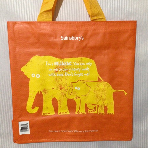 Sainsbury’s Reusable Shopping Bag For Life Medium Water Resistant 34 x 35 x 14cm - 第 4/5 張圖片