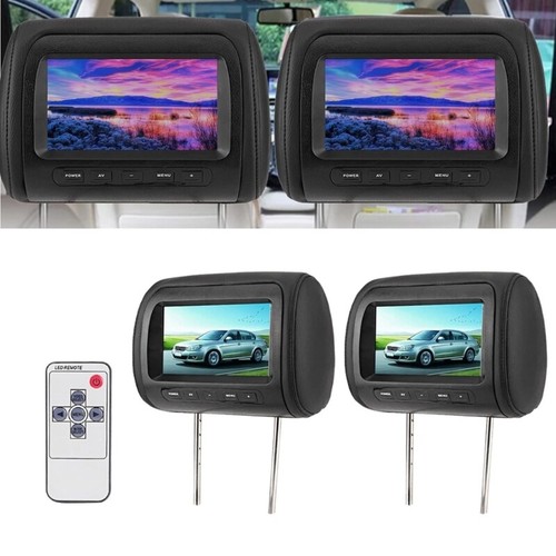 7 Inch Car Headrest Multimedia LCD Video Displays with Adjustable Viewing - Picture 5 of 8
