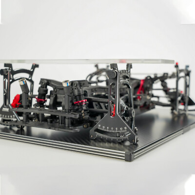 Chassis Setup System For 1/10 RC Car Camber Caster Toe Gauge w/Carry Bagaq