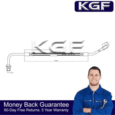 KGF Front Right Brake Hose Fits Ford Transit 1985-2000 Transit Tourneo 1994-2000