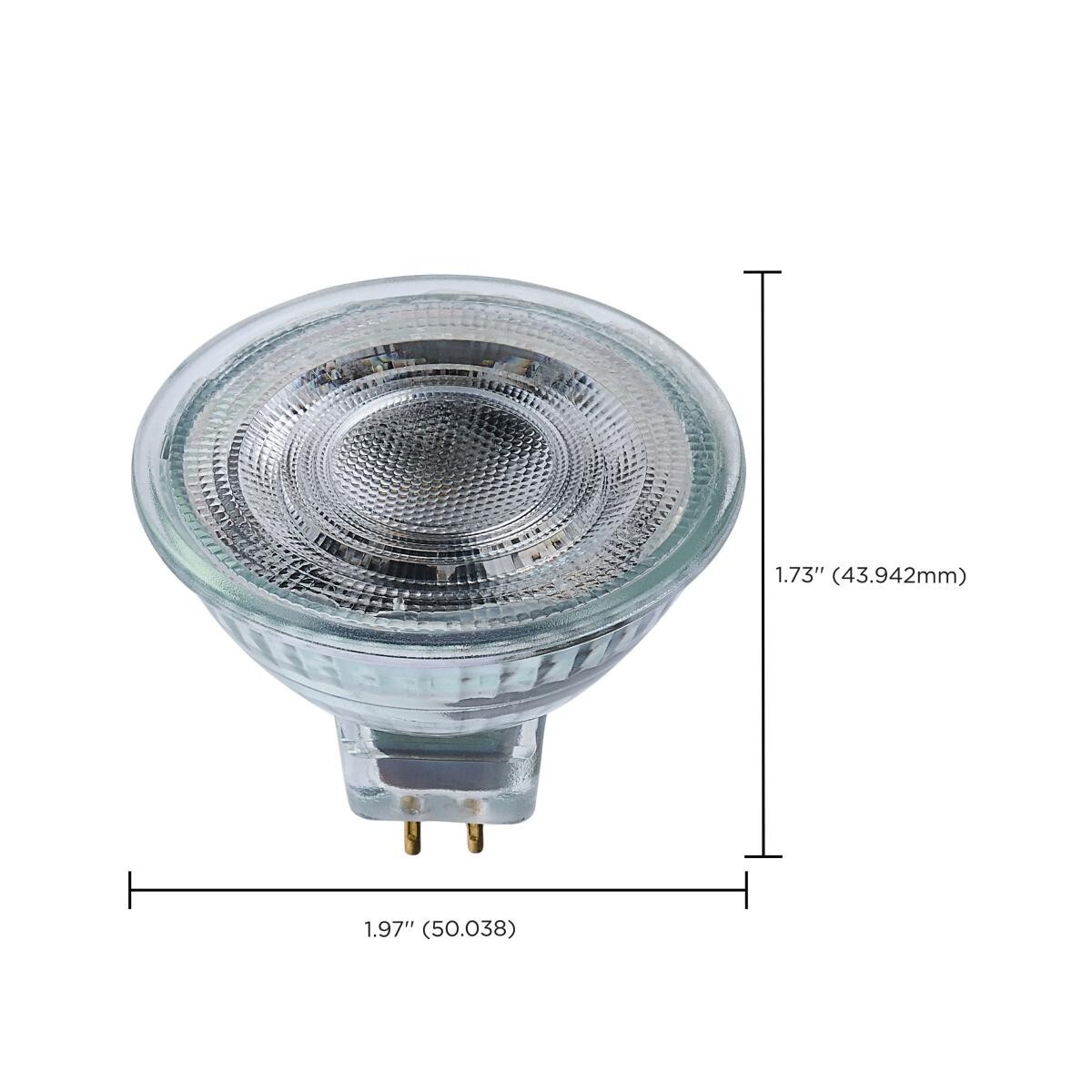 Satco S12368  5.5 Watt MR16 LED Floodlight - 4000K CCT - 12 Volt (2,6, or 12 PK)