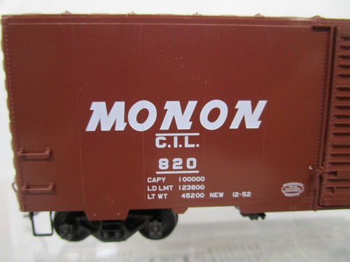 Kadee HO Scale CIL Monon 40' PS1 Box Car #820 6' Door NOS 4099 - 第 5/8 張圖片