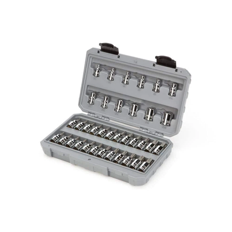 Socket Set 3/8 in Drive TR Torx Bit External Star Metric Storage Case (36-Piece) - Image 2 of 2